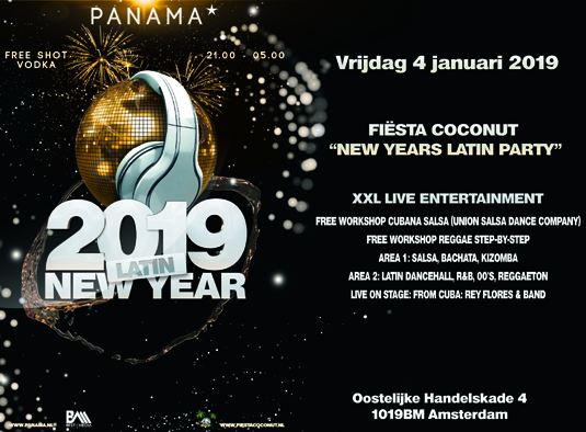 Vrijkaarten voor New Year Party @ Panama in Amsterdam
